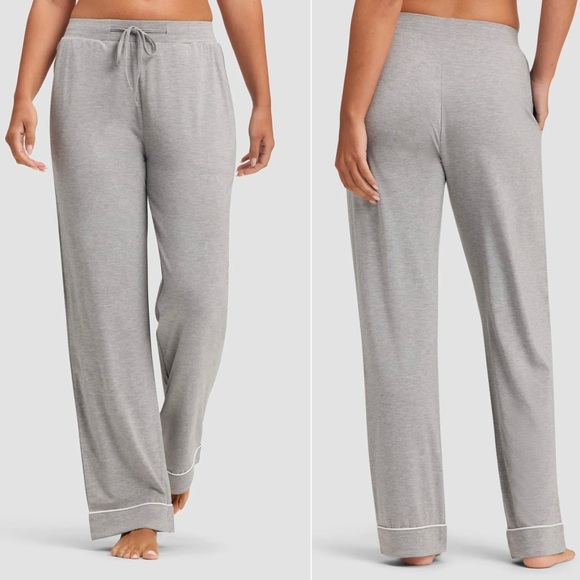Cozy Earth Women's Bamboo Viscose Stretch-Knit Pajama PantGrey Size Small NEW